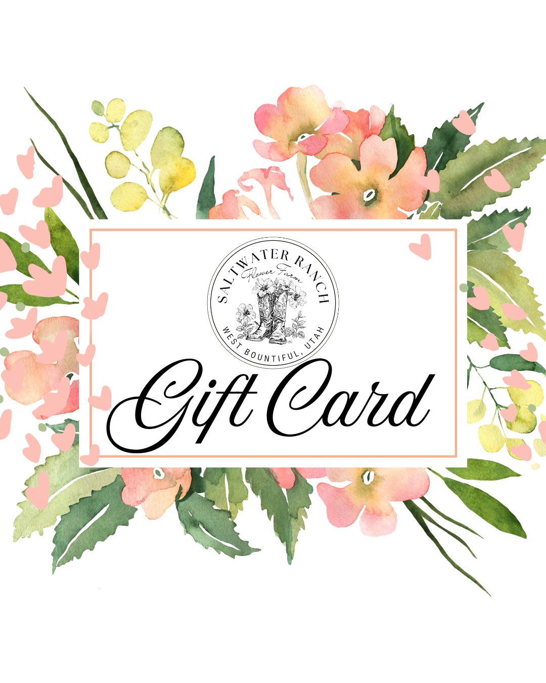 Saltwater Ranch Flower Farm Gift Card