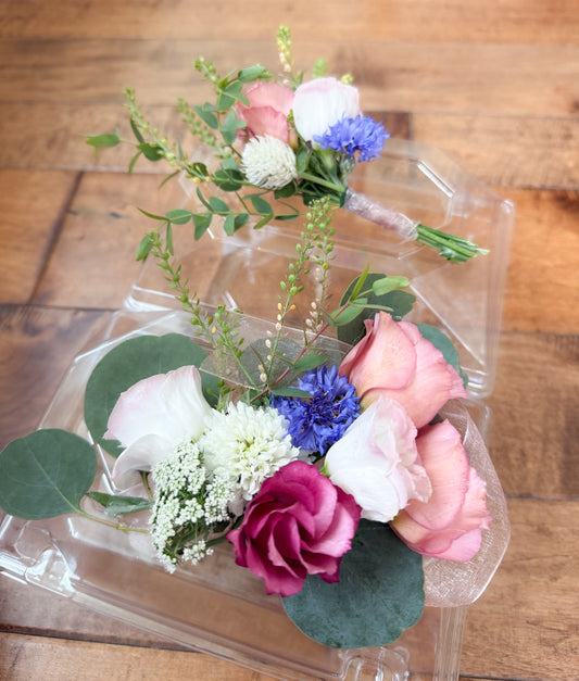 Matching Boutonnière & Corsage Set